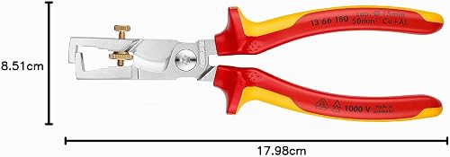 KNIPEX StriX Pinze spelacavi con cesoia per cavi in, 13 66 180 SB - 7