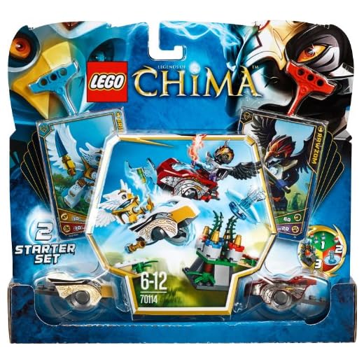 LEGO Legends of Chima - Speedorz - 70114 - Jeu de Construction - Le Combat du Ciel