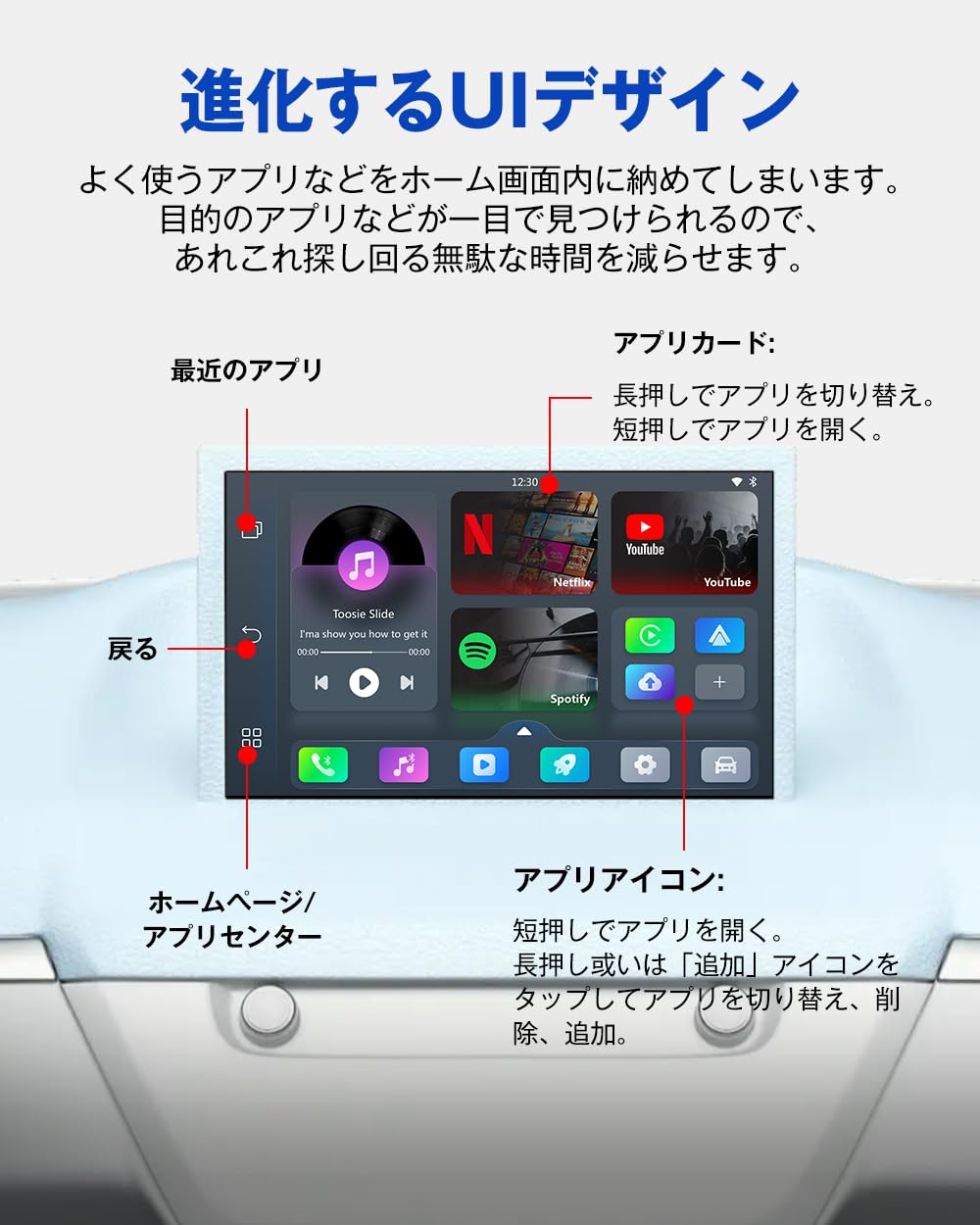 Amazon.co.jp: Ottocast オットキャスト CA400-S Play2Video Pro 