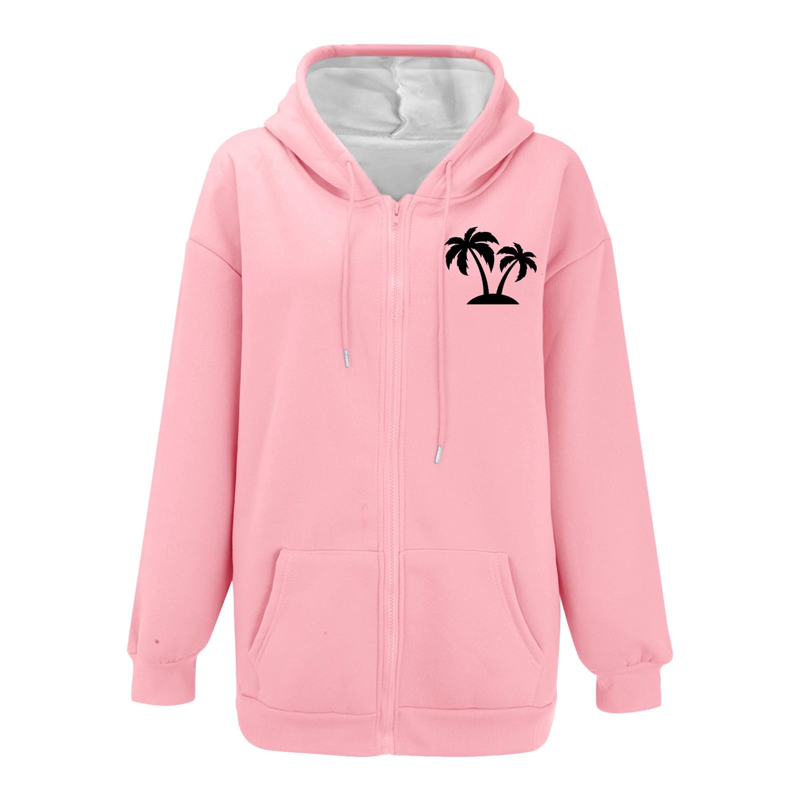 sweat capuche femme zippé coton veste legere femme ete chic grande taille