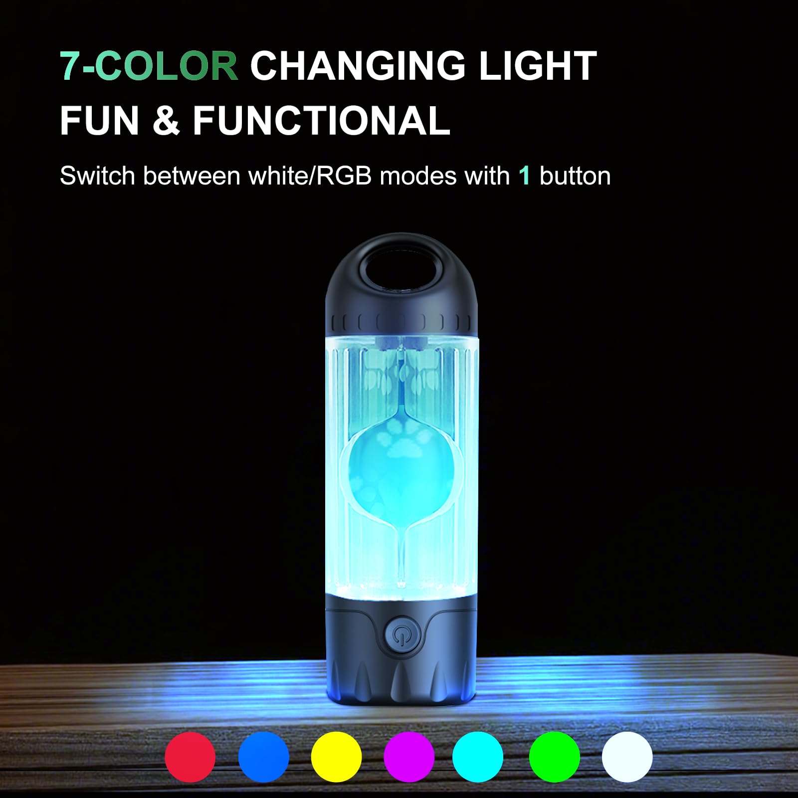 Tubasion 3-in-1 Dog Poop Bag Holder with Flashlight 7-Color - Image 3
