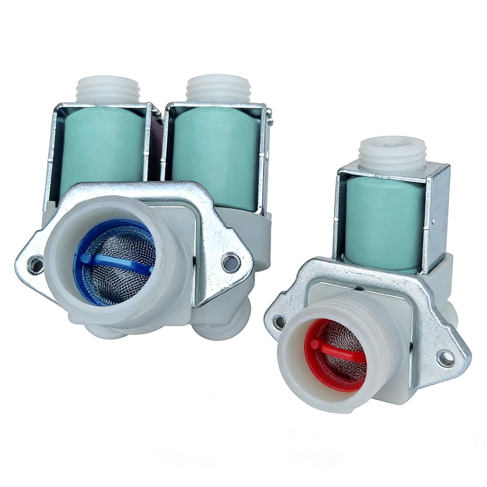 Aqvjd 2PCS Multipurpose Water Inlet Valves for Washing Machine Accurate Flows Control All Cycles Enhancing Laundry Results Washing Machine Inlet Gate