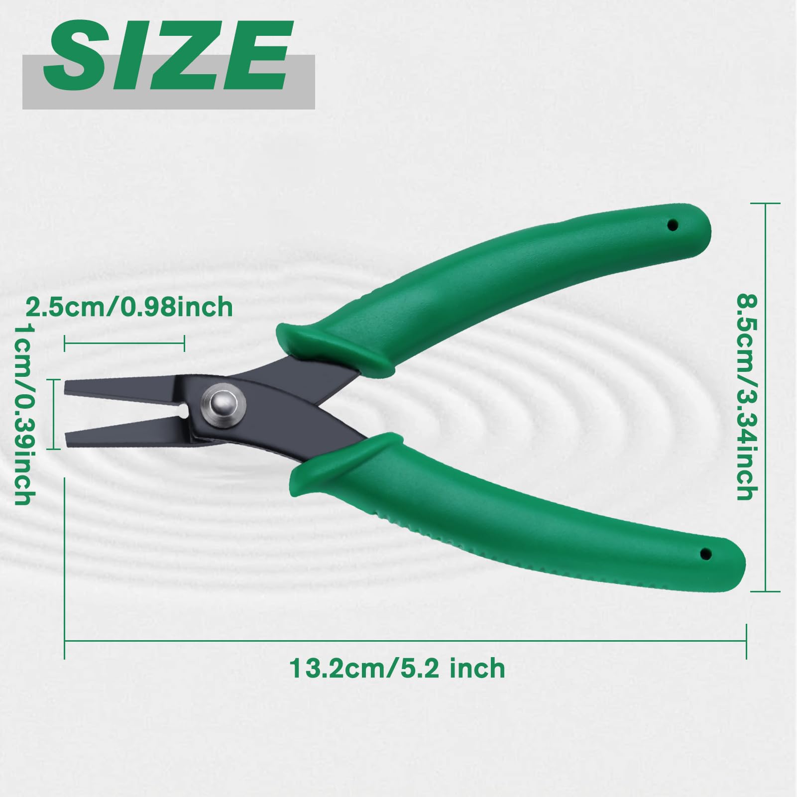 INJOYTEC 5.5 Inch Thin Flat Nose Pliers Duck Billed with Smooth Jaw Precision Jewelry and Micro Chain Nose Pliers for Jewelry Craft Making Wire Straightening - Image 2