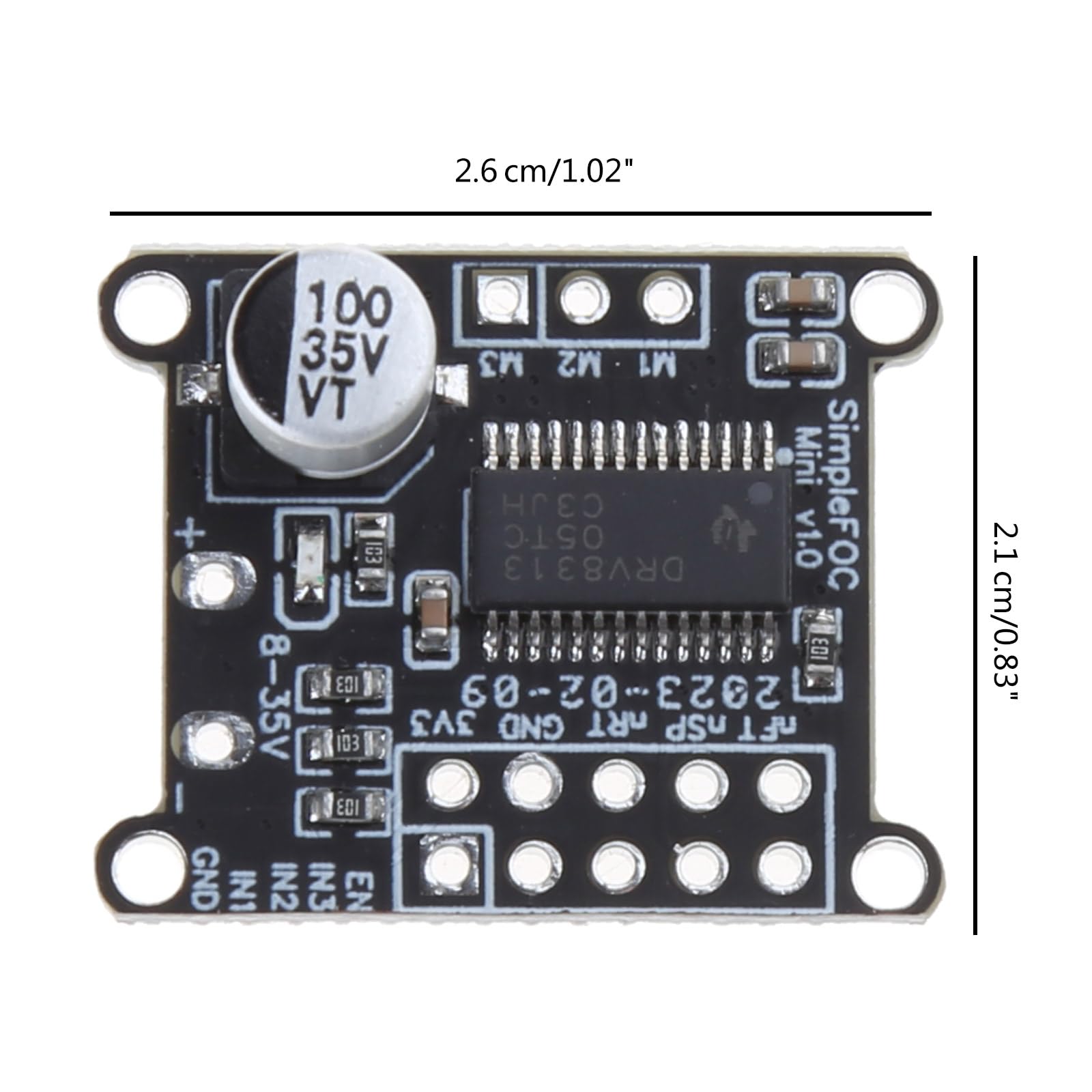 DRV8313 Simple FOC Mini Brushless Motor Driver Board 8-30V DRV8313 ...