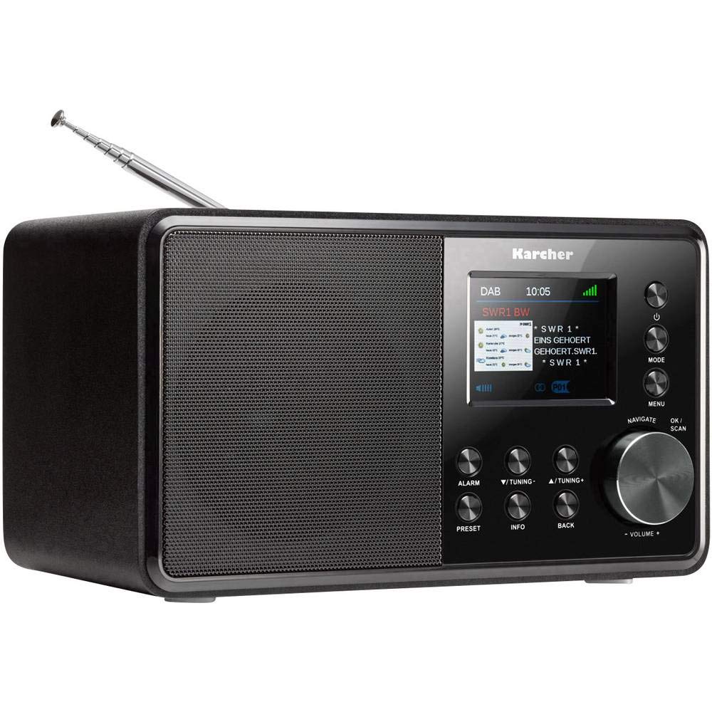 Raadio KARCHER DAB 7000I Interneti-raadio (DAB / VW-RDS, WLAN & Bluetooth, USB-ühendus, Aux-in