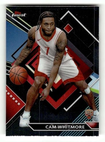 2023-24 Topps Finest #286 Cam Whitmore RC Rookie Houston Rockets Basketball Base Trading Card