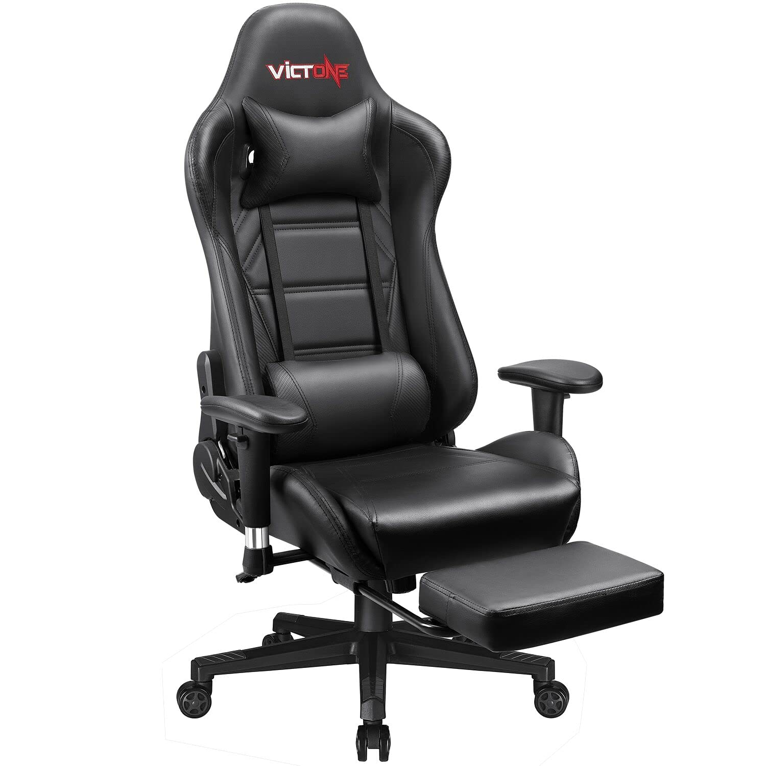 Victone 游戏椅 Amazon.com: VICTONE 電競椅人體工學通風辦公椅高背PC 加熱電腦椅大