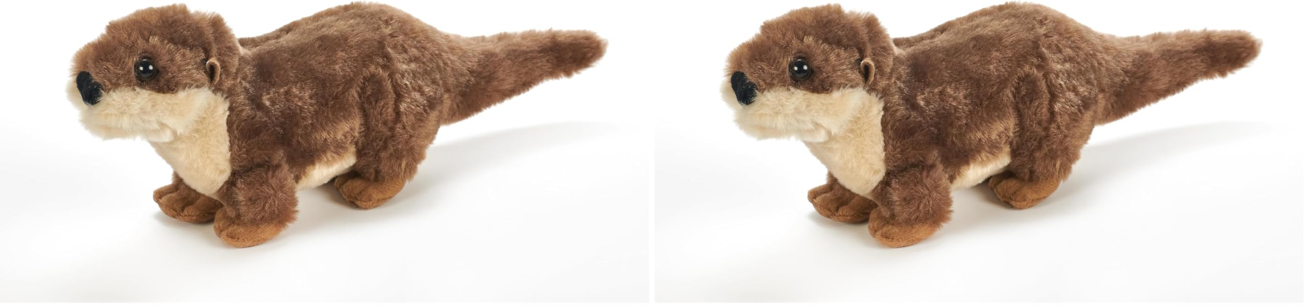 The Petting Zoo River Otter Running Stuffed Animal Plushie Gifts for Kids Wild Onez Wildlife Animals River Otter