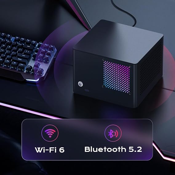 Cheap Mini Gaming PC ITX Tower Desktop Computers Windows 11 Prebuilt SSD NAS Computadora De Escritorio Desk Top Computer Pre Built Micro NUC Small Computadoras Minipc Budget Setup Streaming PCs