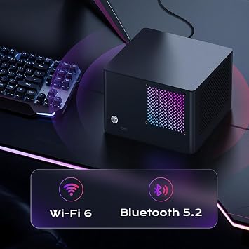 Cheap Mini Gaming PC ITX Tower Desktop Computers Windows 11 Prebuilt SSD NAS Computadora De Escritorio Desk Top Computer Pre Built Micro NUC Small Computadoras Minipc Budget Setup Streaming PCs