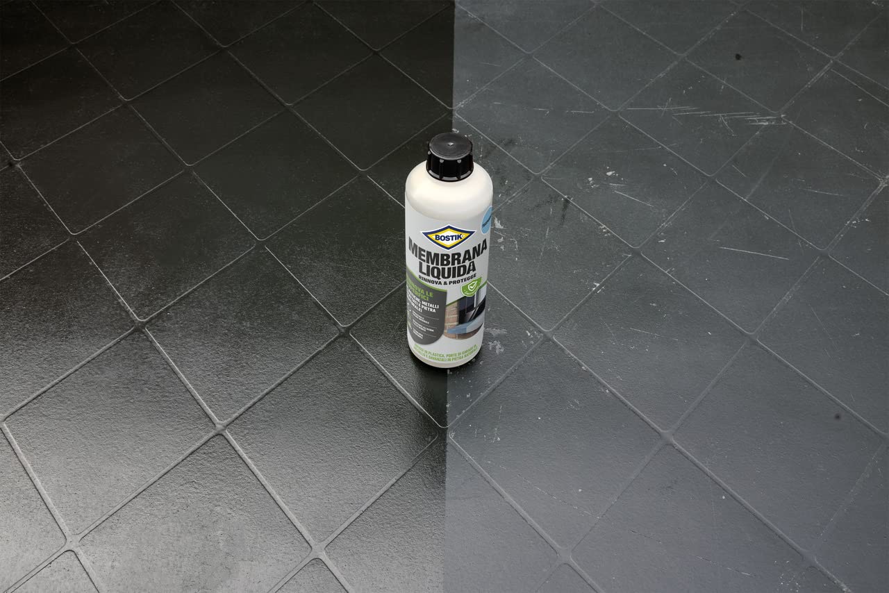 Bostik Membrana Liquida Rinnova & Protegge trattamento rinnovante resistente ad acqua e sporco 500ml trasparente