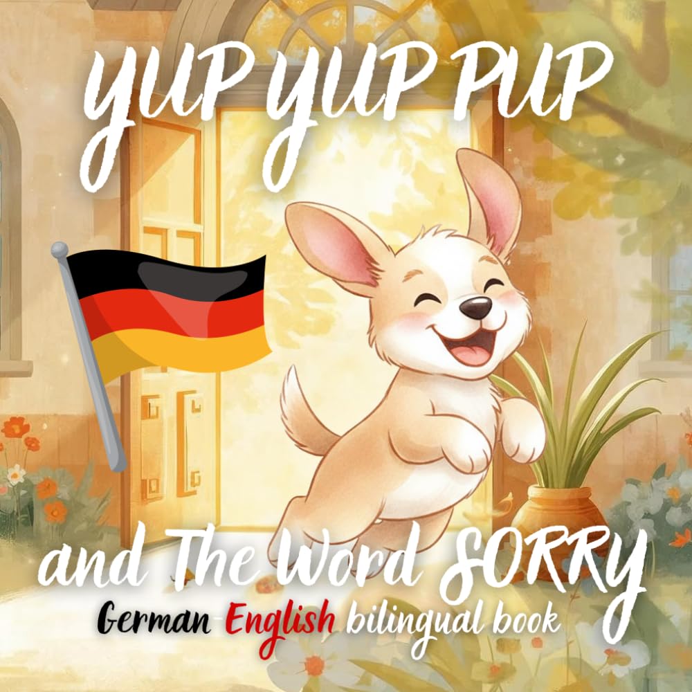 Yup Yup Pup and The Word SORRY German-english bilingual book: A Fun and Heartwarming Children’s Book Teaching Kindness, Empathy, and How to Say Sorry – Perfect for Ages 3-7 (Yup Yup Pup German)