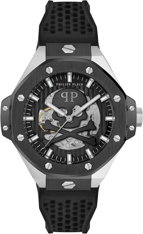 Philipp Plein Plein $KELETON Royal Men's Watch Analogue Automatic Silicone