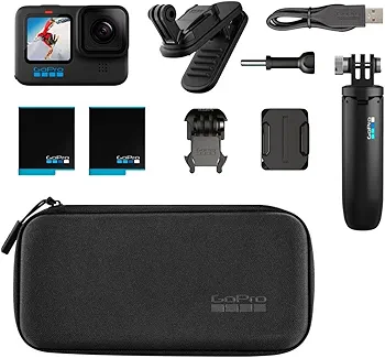 GoPro HERO10 Action Camera with Free Swivel Clip, Extra Battery GoPro HERO10 Action Camera with Free Swivel Clip, Extra Battery