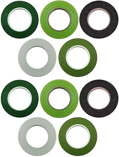 Floral Stem Wrap Paper Tape 10pcs for DIY Flower Making