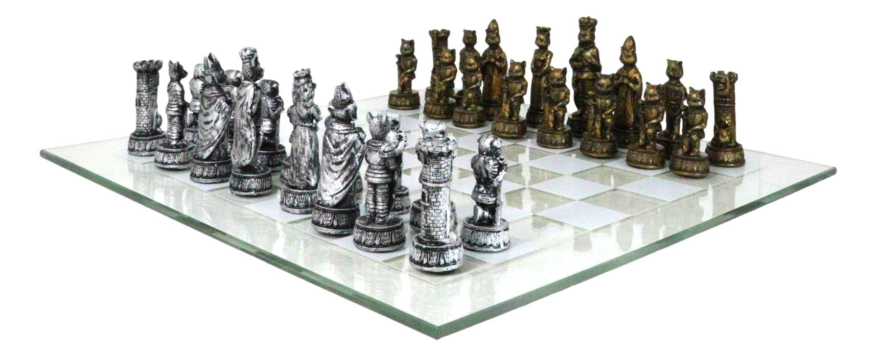 Amazon.com: Ebros Pet Animal Kingdom Cats Versus Dogs Battleground