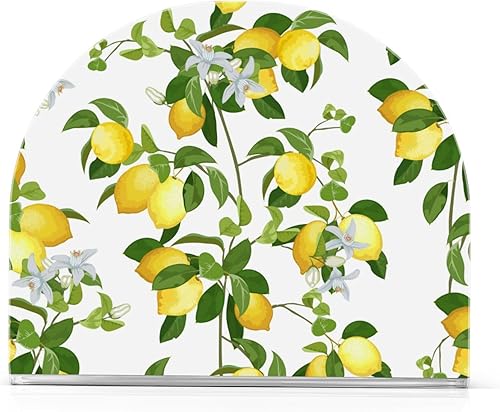 xigua Servilletero acrílico de limón, servilleta de cóctel de plástico transparente para mesas de restaurante de cocina