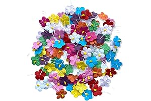 Handmade 100 Pack DIY Mulberry Paper Flowers crafts