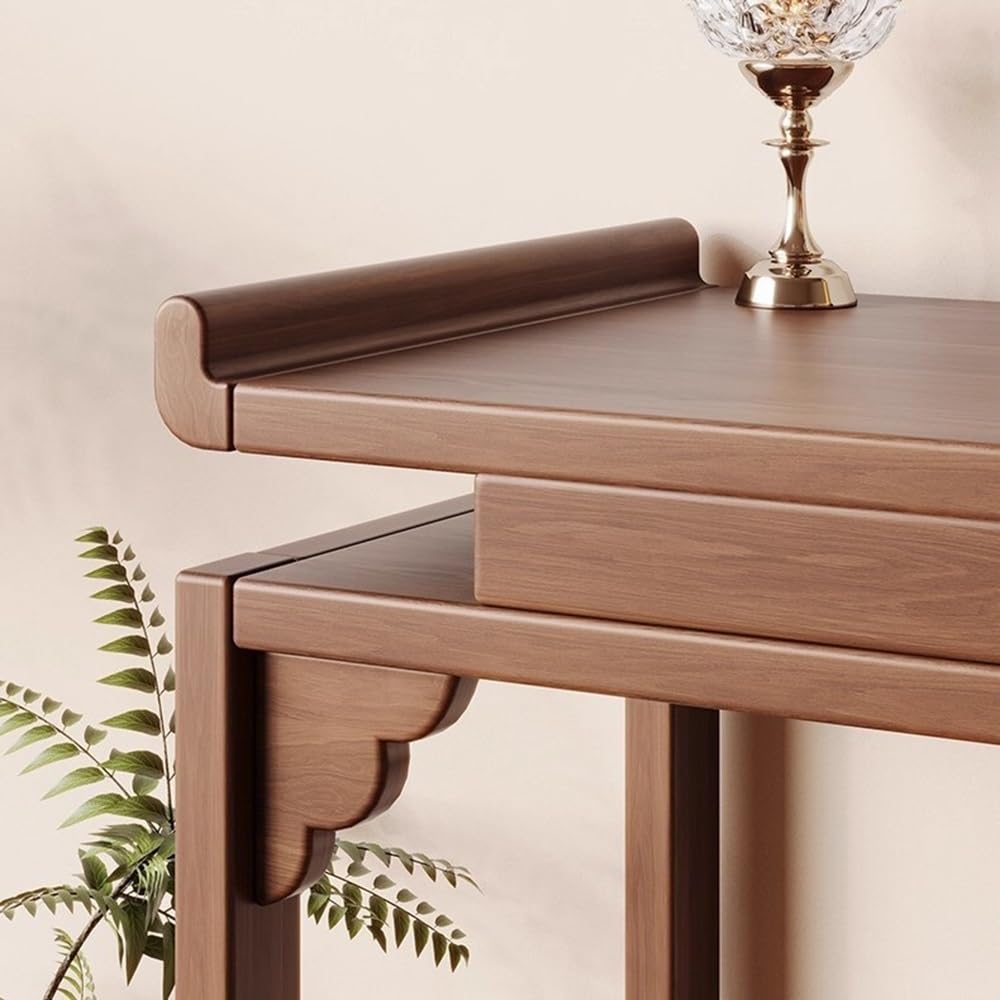 Tavola d'altare Cinese Tavolo consolle in Legno Credenza da Altare in Stile Zen(Grande)
