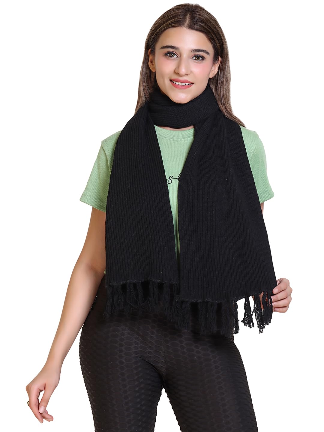 Men & Women Casual Premium Acrylic Woolen Muffler/Scarf/Stole for Winter-image-14