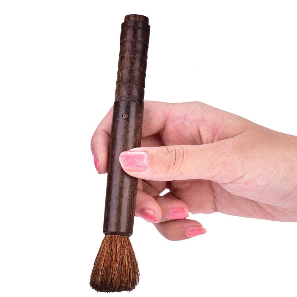 Guitar Cleaner Brush, High End Wool Brush Musical Instrument Cleaning Tool Violin Rosin Cleaner (Ebony) - Image 2