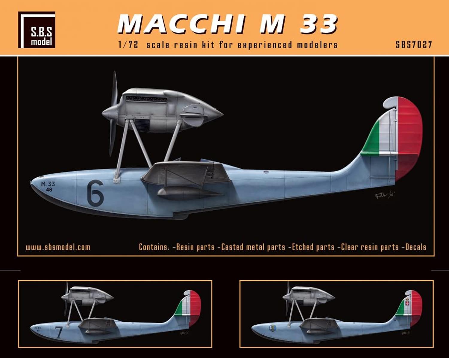 Amazon | SBSモデル 1/72 マッキ M 33 レジンキット SBM7027