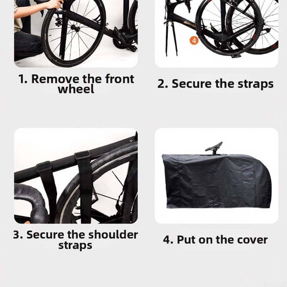 Copertura per bicicletta resistente, 170 cm, resistente ai raggi UV