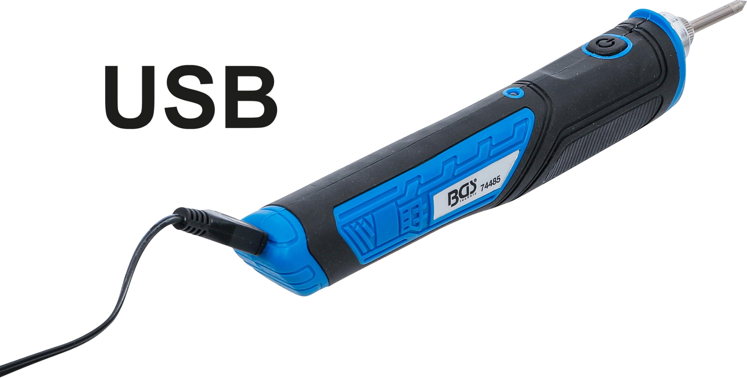 BGS 74485 | Saldatore a batteria | 8 W | con stazione di ricarica