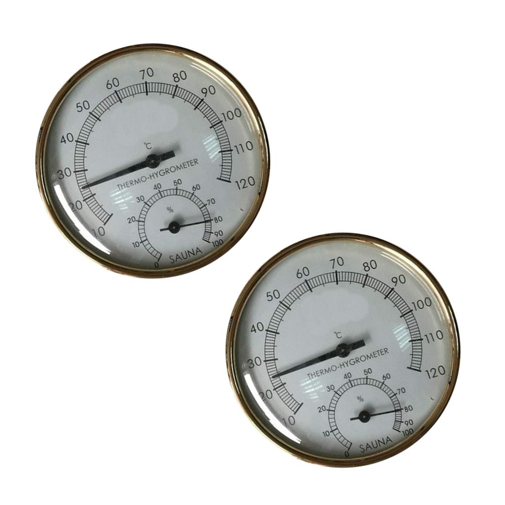 2X Metal Sauna Hygrothermograph Thermometer Hygrometer Sauna Room Accessory | Home & Garden | Yard, Garden & Outdoor Living | Pools & Spas | Saunas-picture-17