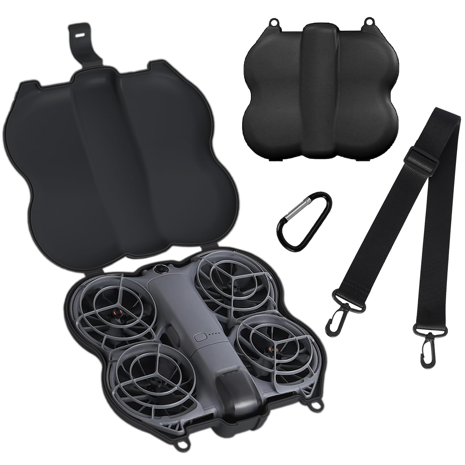 Étui Case pour DJI Neo 2, Étui de Protection Rigide Portable | pour Drone DJI Neo 2, Coque de Protection pour Drone Portable et Compact