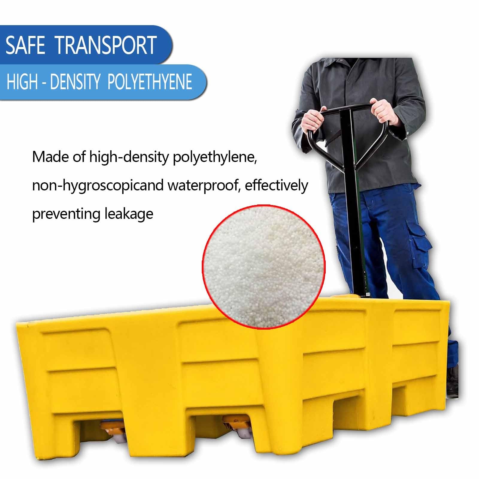 Contenitore di caduta della tasca del carrello elevatore del pallet di stoccaggio del garage industriale Capacità di carico 0.9kg Design anti-fuoriuscita Soluzione di nizzazione per impieghi gravosi