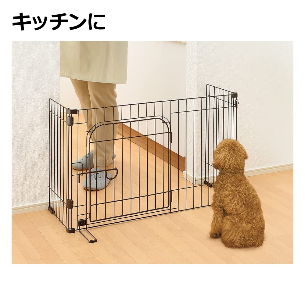 Amazon | ゲートにできるペットサークル 90―60 BR | リッチェル