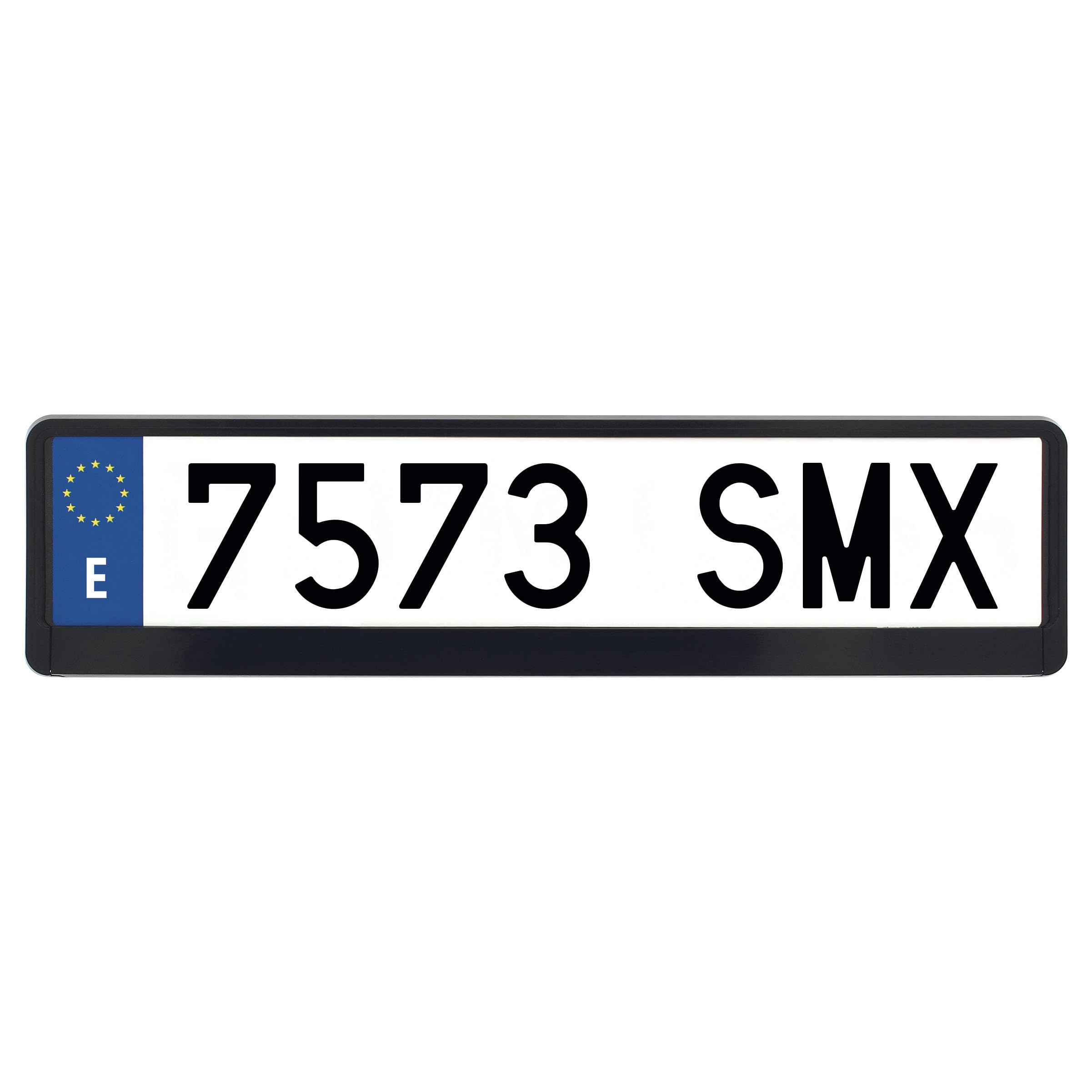 Support de Plaque - Euro Clip - Acrylonitrile butadiène styrène - Noir
