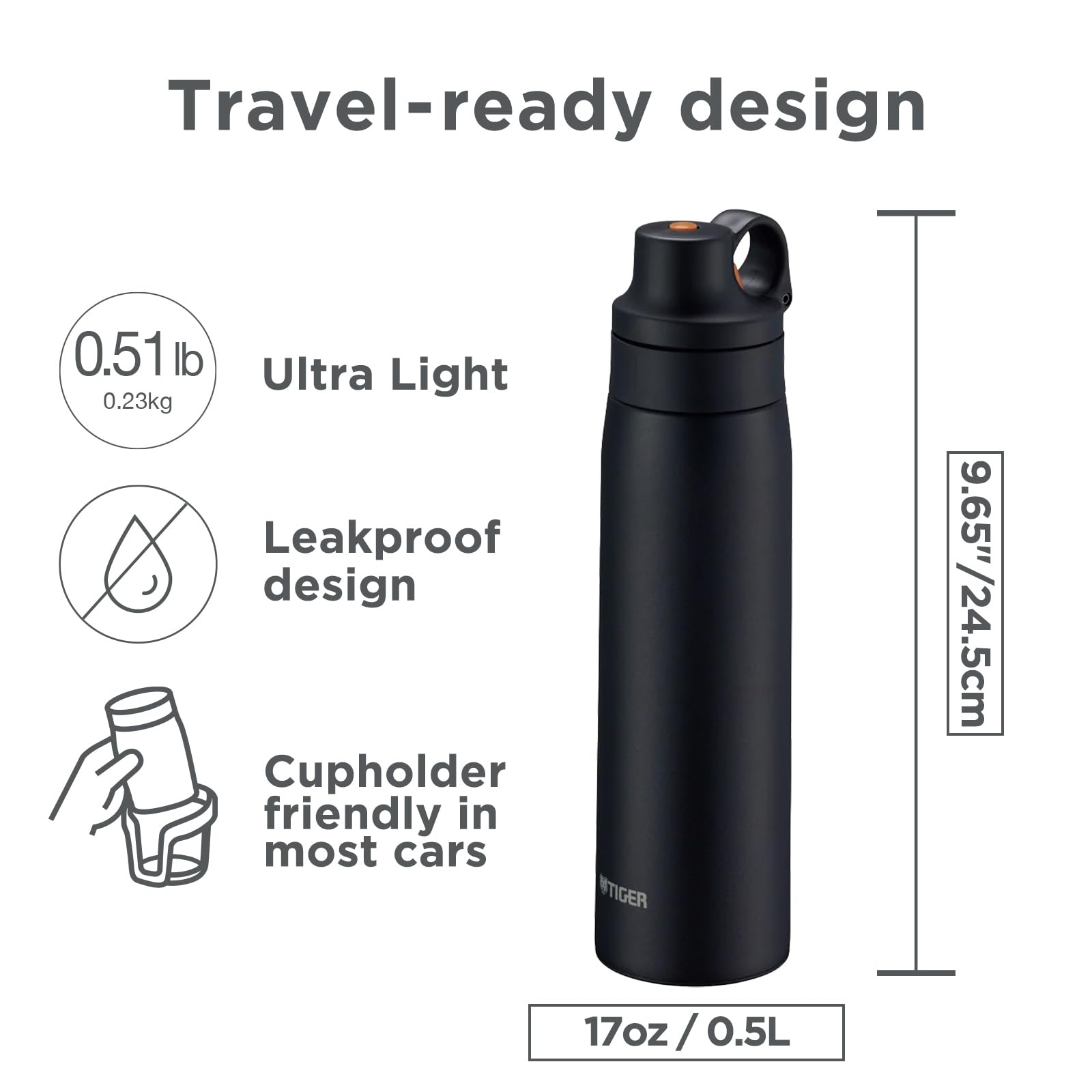 Amazon｜タイガー魔法瓶 水筒 500ml ステンレス製ストロー マグボトル