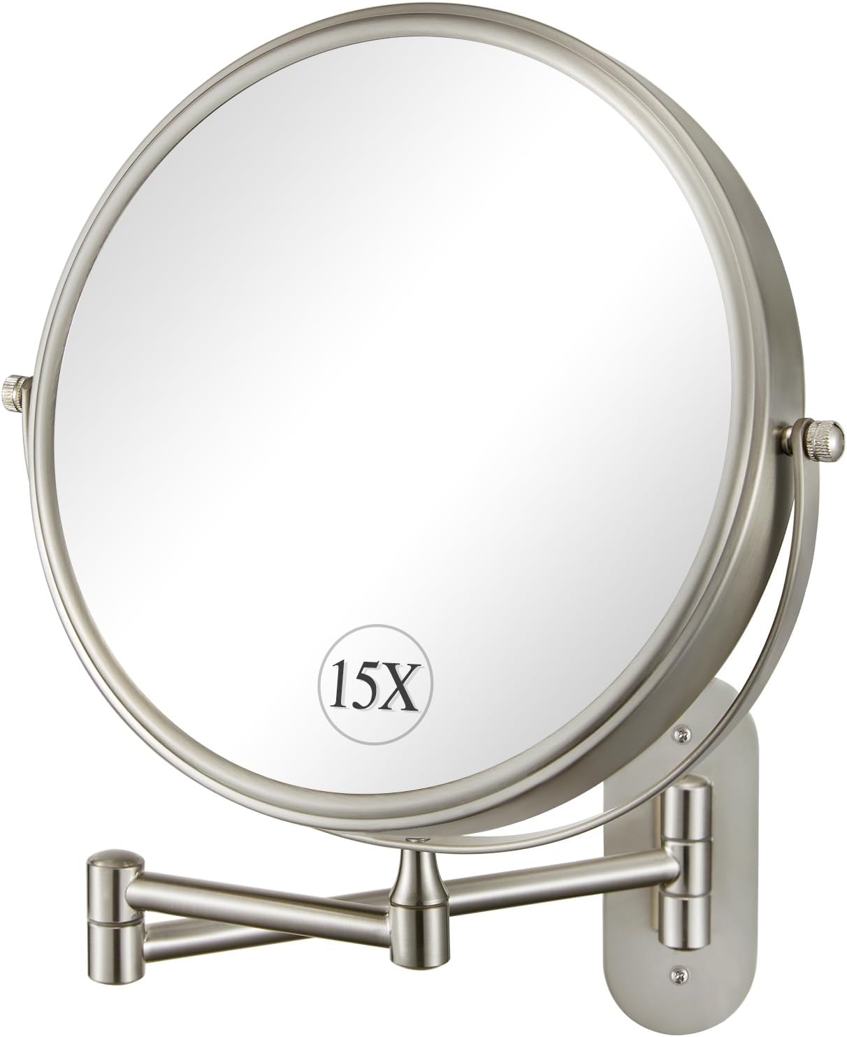 Espejo de Maquillaje de Pared DECLUTTR 9 Pulgadas, 15X Aumento