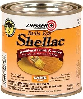 Zinsser 716 Bulls Eye Shellac, Half Pint, Amber