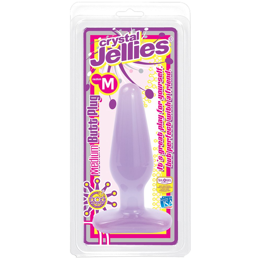 Plug Anal En Gel Crystal Jellies - Diamètre 2,6 Cm - Longueur 15,5 Cm - Neuf