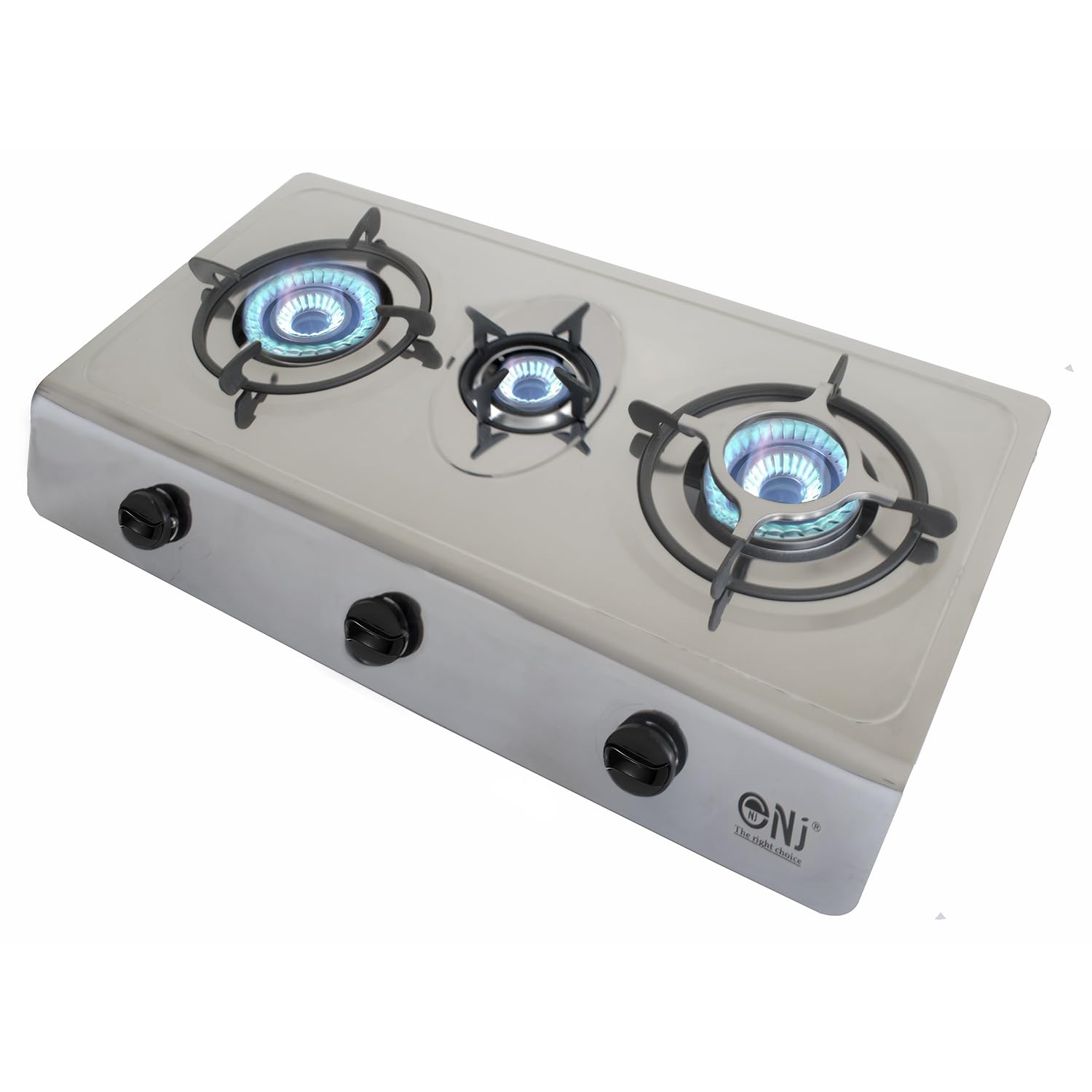 Fornello a gas per interni NJ-3SD - 3 fuochi GPL fornello portatile piano cottura