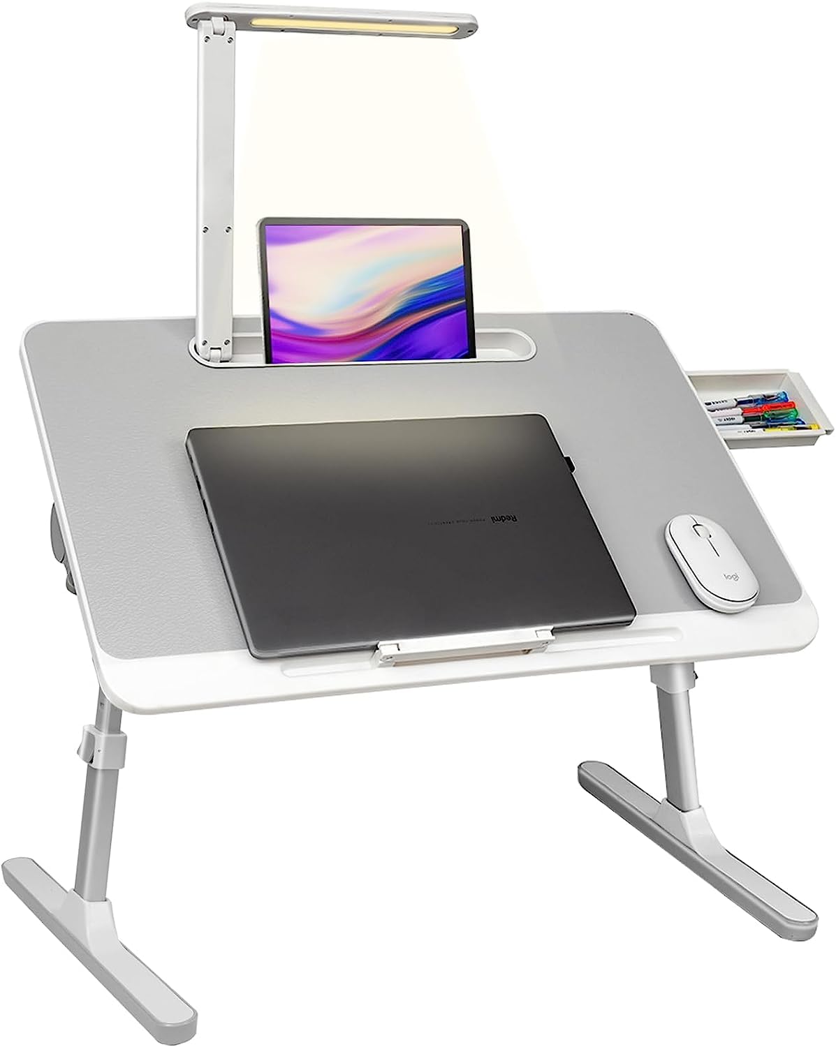 Laptop Desk Extra Large, Multi-Functional Detachable Laptop Stand/Table for Bed, Office, Couch, Gaming, Reading, Writing, Drawing, Breakfast in Bed