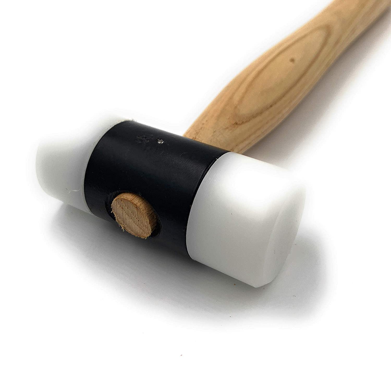Nylon Mallet Hammer 1.25" Non-Marring for Jewellery Making, Watchmaking, Beading, Carpentry, Leather Crafting, Model Making, Metal Workshops, Goldsmith, Silversmith, Hobby Crafts DIY 1