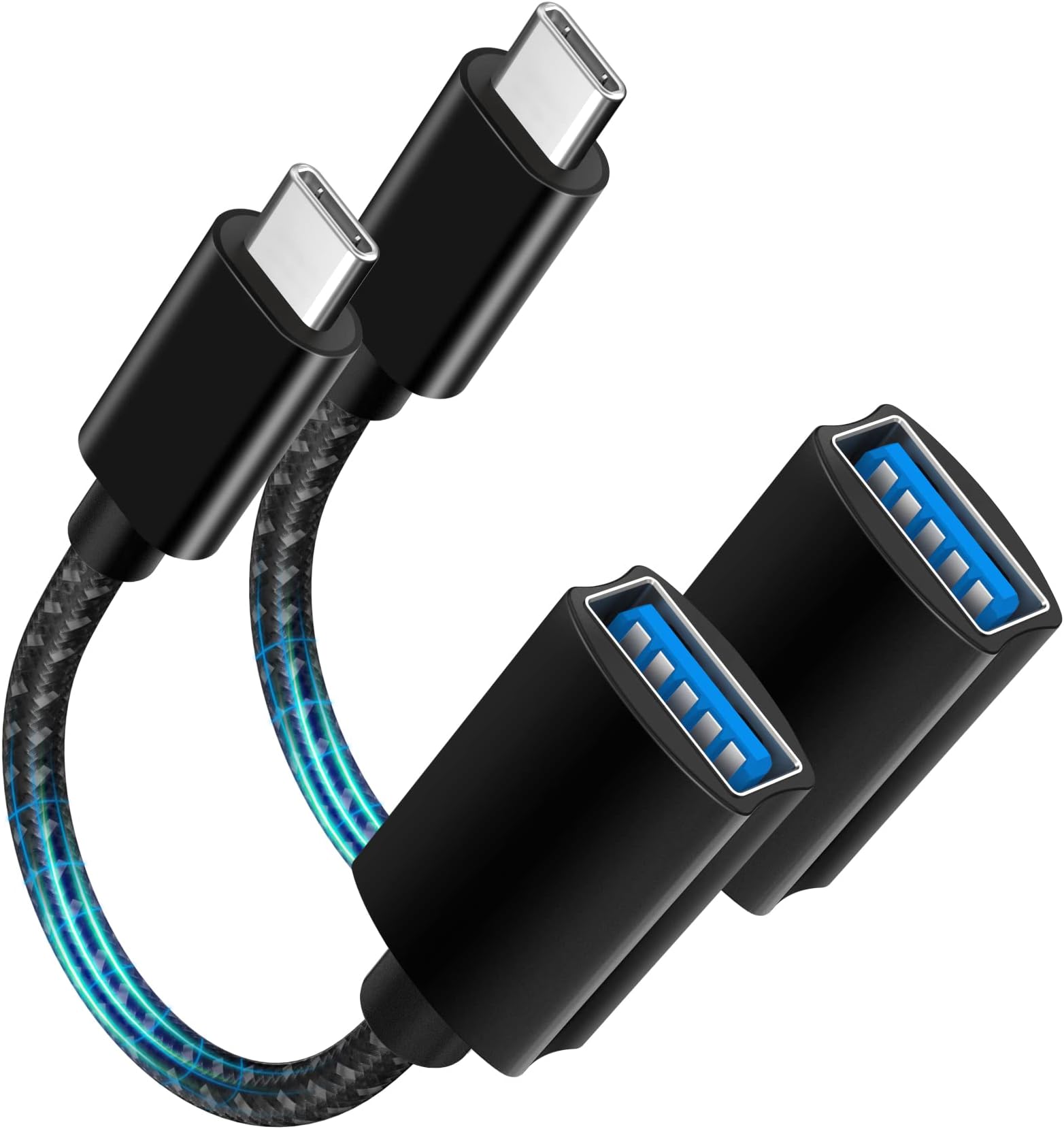 JSAUX USB C auf USB 3.1 Adapter , OTG USB Typ C auf USB Adapter Kabel ...