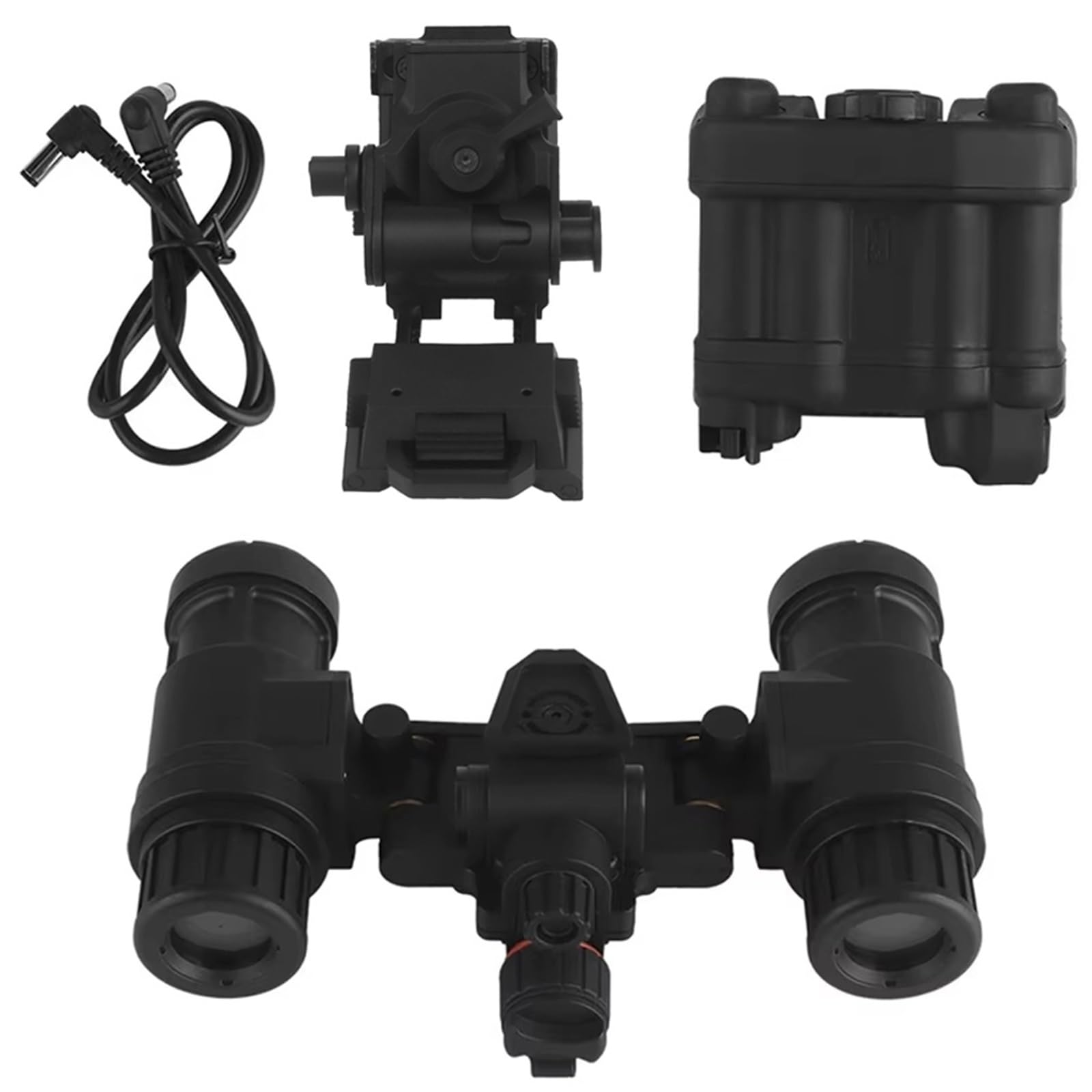 Set Modello Fittizio AN/PVS31 Per Visore Notturno Con Base Di Montaggio Per Casco L4G24 – Replica Di Modello Tattico Per Visore Notturno Per Esposizione Cosplay E Supporto