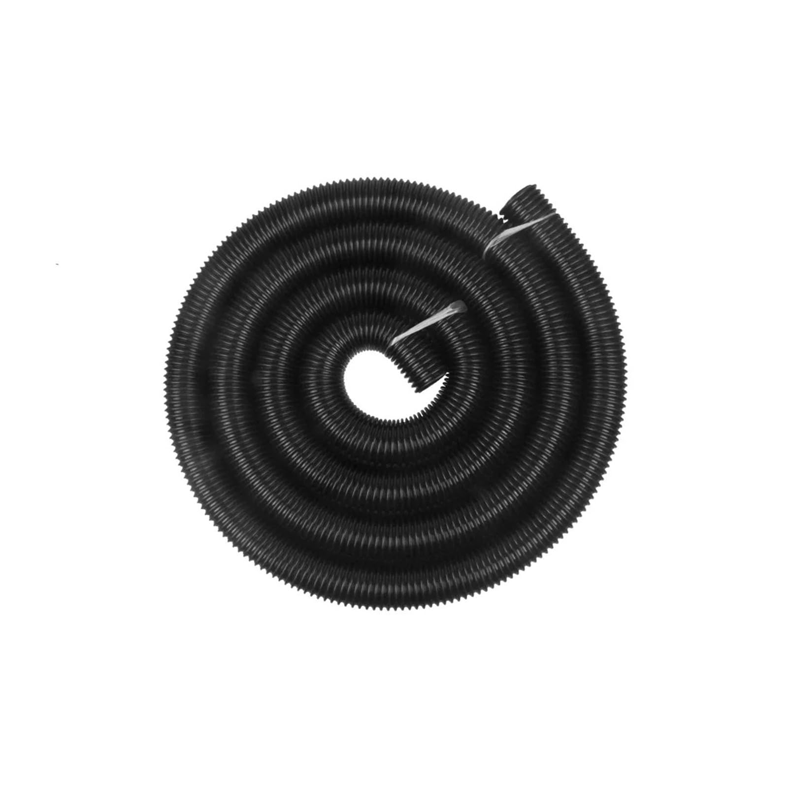 Tuyau d'aspirateur universel 35mm : tube de rechange annelé noir de 1m pour embout de nettoyage