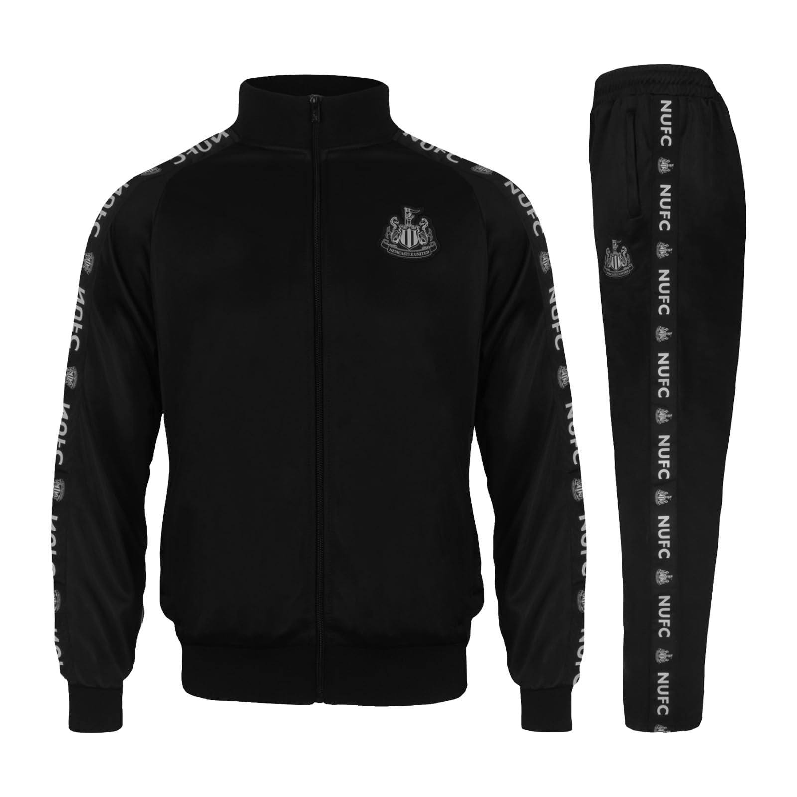 Newcastle United FC Men's Tracksuit - Black - L