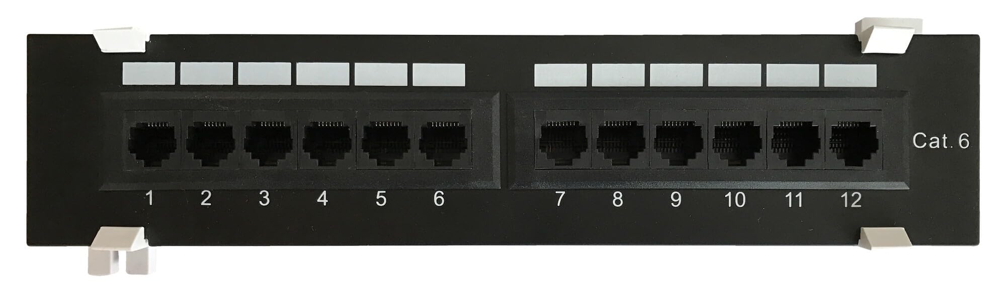 CAT 6 Wand Patchpanel - 12-fach UTP