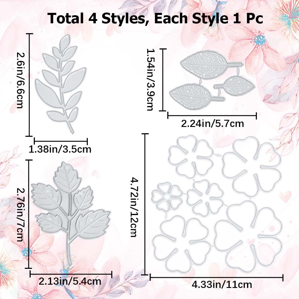 Matrices Découpe Métal Fougère - Pochoir Gaufrage Feuille Plante - Acier Carbone 11x16cm - Lot De 2 Matrices Découpe Métal Fougère - Pochoir Gaufrage Feuille Plante - Acier Carbone 11x16cm - Lot De 2