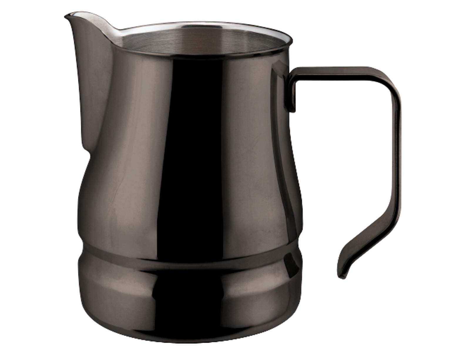 Ilsa Evolution Milk Jug Stainless Steel Plated Black, Stainless Steel, 750 ml