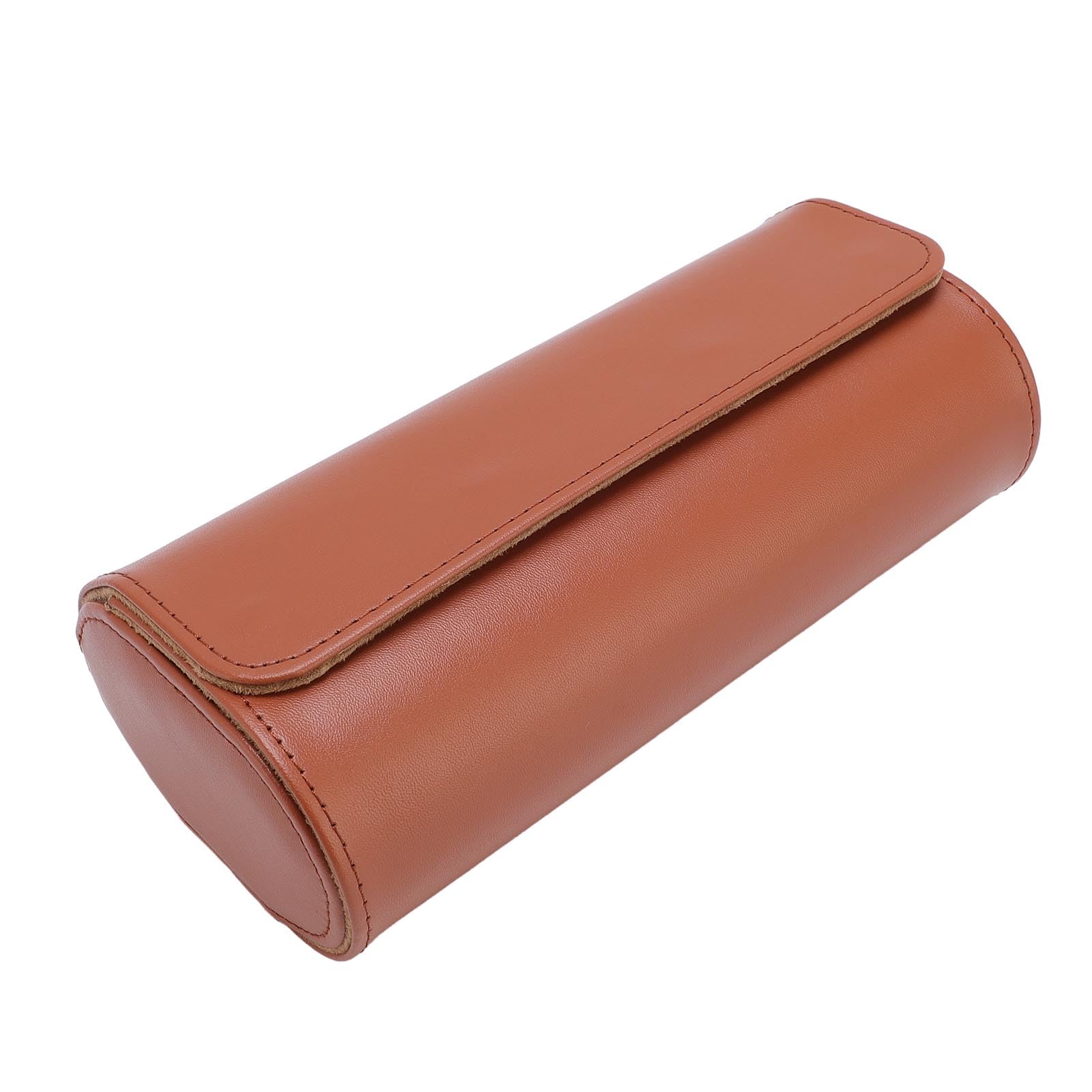 Luxuriöse Uhrenrolle aus weichem PU-Leder, Reiseetui, Organizer-Box für die Aufbewahrung zu Hause (3 Fächer 600 ml)
