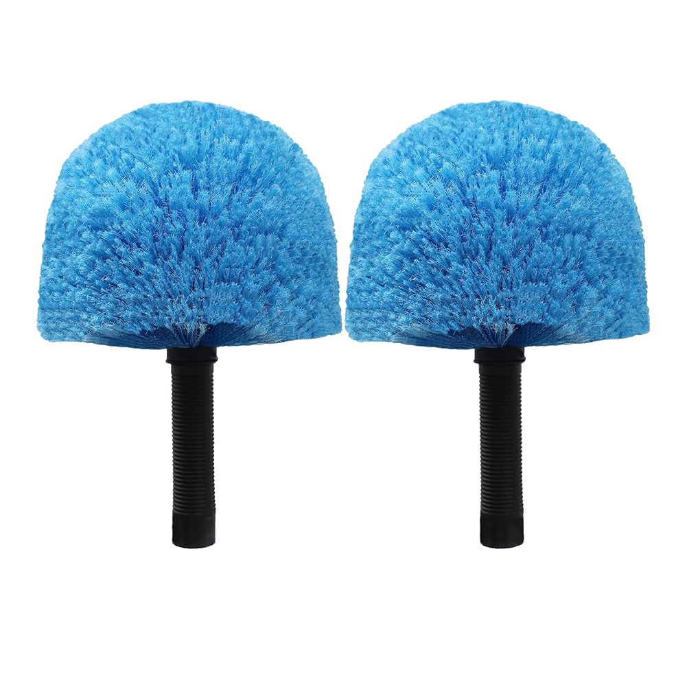 UDSKNV[KSL Robust Cobweb Duster Head Brush(2 Pack), Twist-on Web Cleaning Tool-Spider Web Remover Brush