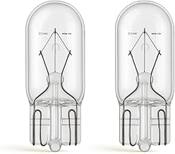 Magnet Pack of 2 W5W Stable Life Halogen Wedge Bulbs 12V 5W T10 W2.1X9.5D for Indoor and Outdoor Use for Cars and Motorcycles